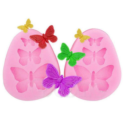 AussieSuperStore Homeware Supplies 3D Silicone Butterfly Lace Fondant Cake Mould 3D Silicone Butterfly Lace Fondant Cake Mould | Bakeware Moulds CBBUTTERFLYMOLD